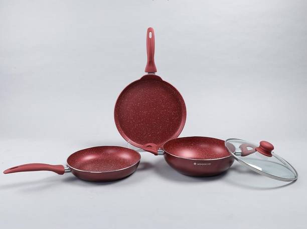 WONDERCHEF Induction Bottom Non-Stick Coated Cookware Set