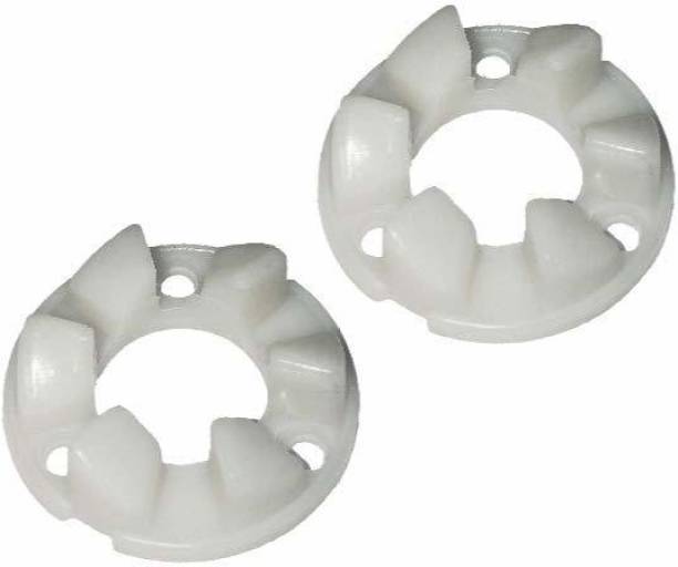 MIKSTORE Coupler Teeth for Sujata Juicer Mixer Grinder - 3 Screw Fit - White - 2 Pieces Set Mixer Grinder Coupler