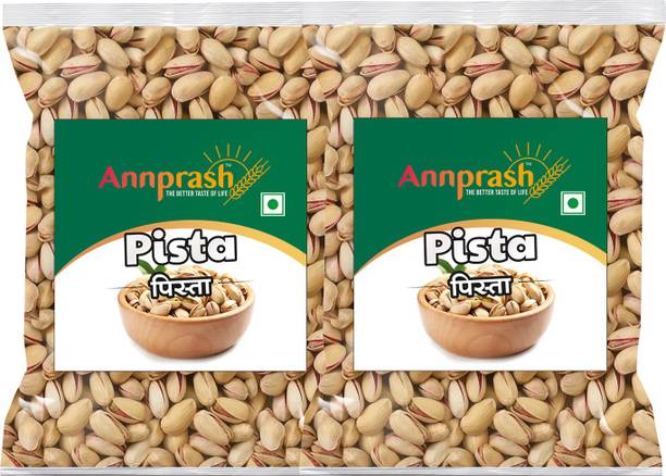 Annprash Premium Quality Pista/Pistachio - 500GM (250GMx2) Pistachios