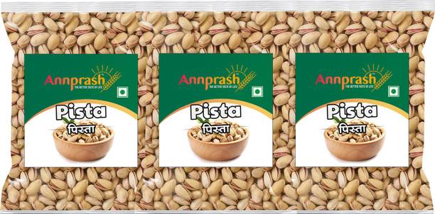 Annprash Premium Quality Pista/Pistachio - 750GM (250GMx3) Pistachios