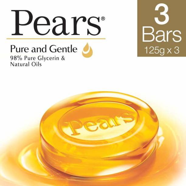 Pears PURE AND GENTLE BATH SOAP 3*125GM