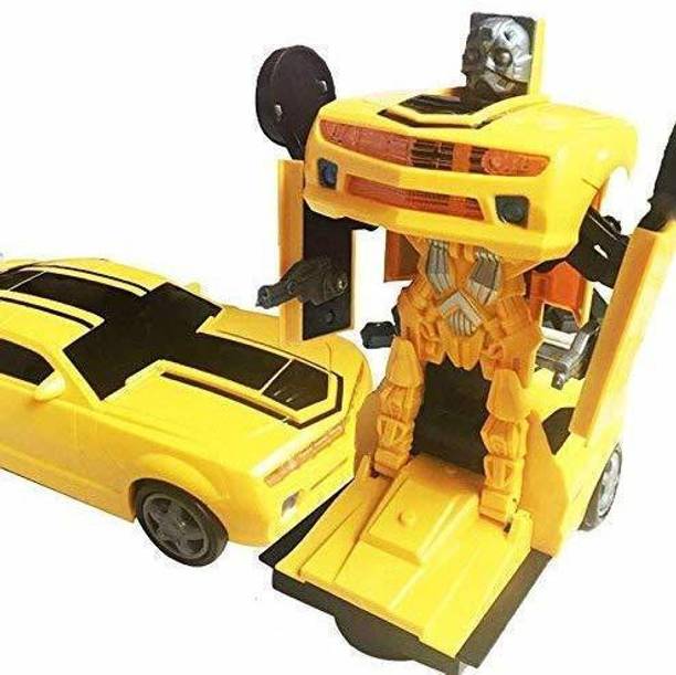Anushka Toys Plastic Automatic Convertible Robot Transform Car Toy for Kids
