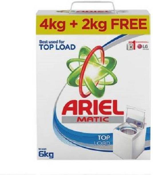 Ariel Top Load Detergent Powder 4KG + 2KG Detergent Powder 6 kg