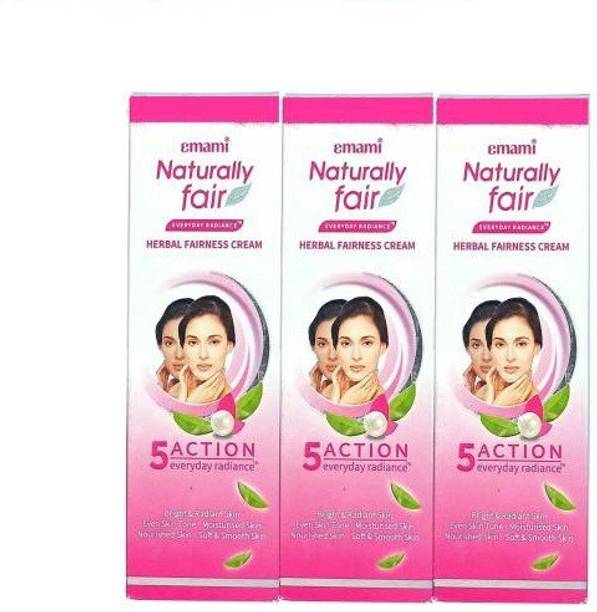 EMAMI Naturally Fair EVERYDAY RADIANCE Herbal Fairness Cream for Daily Use