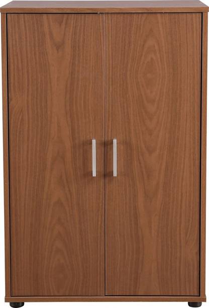 Tanishq Arts Closed Door Book Shelf Kitchen Cabinet Engineered Wood Crockery Cabinet