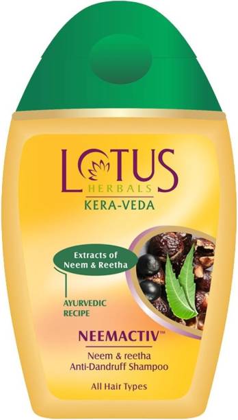 LOTUS HERBALS kera-veda Neemactiv Anti-Dandruff shampoo150ml (pack of 2)