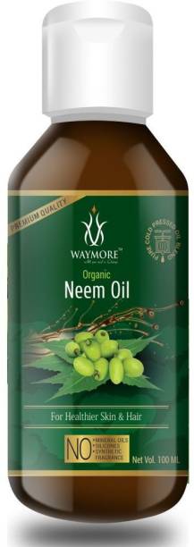 WAYMORE 100% Pure And Natural - Premium Quality Cold Pressed Neem Oil For Skin & Hair -  Hair Oil