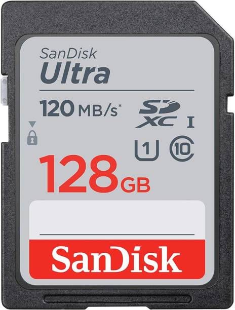 SanDisk Ultra 128 GB SDXC Class 10 120 MB/s  Memory Card