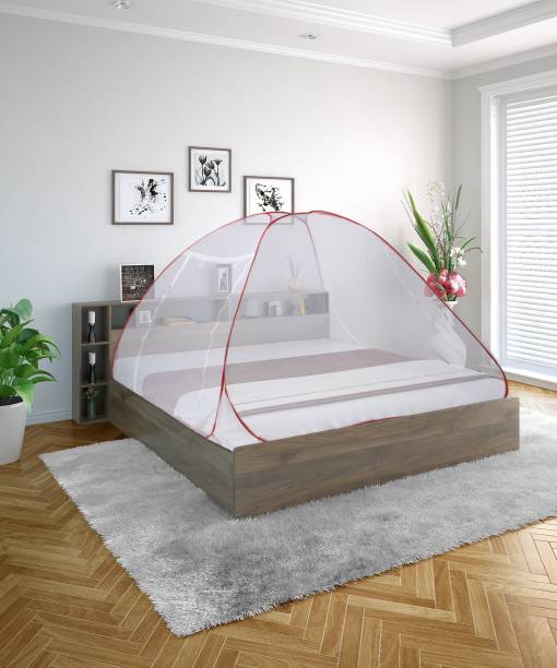 Kolar Polyester Adults Washable Net Double bed Mosquito Net