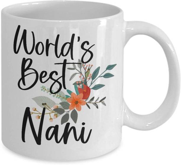 जैपुर आर्ट World's Best Nani | Nani Mothers Day Gift | Best Gift For Nani | Gift Ideas for Nani | सिरेमिक मग