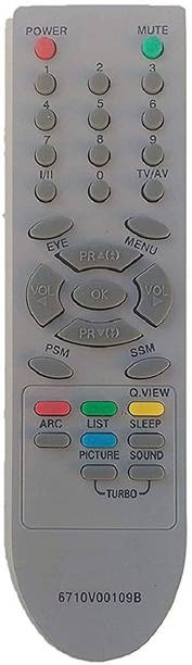 BhalTech 6710V00109B CRT TV Universal Compatible with CRT TV  LG Remote Controller