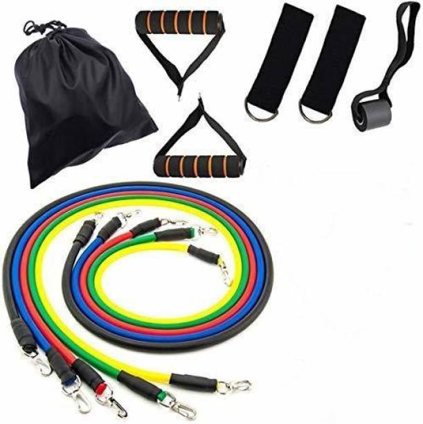 GYMIGO IIX™-162-FR-0.52 kg 11 pcs Gym Rope Set Home Gym Combo Home Gym Resistance Tube
