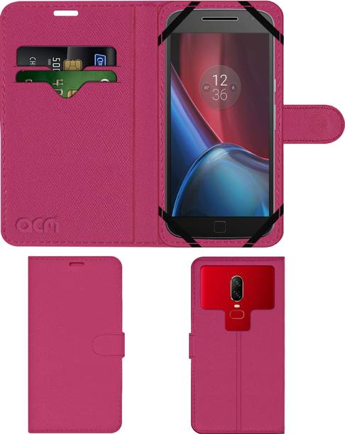 ACM Flip Cover for Motorola Moto G (4th Generation) Plus