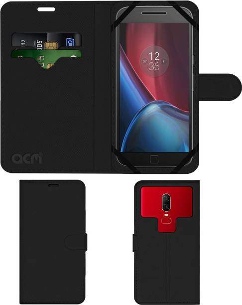 ACM Flip Cover for Motorola Moto G (4th Generation) Plus