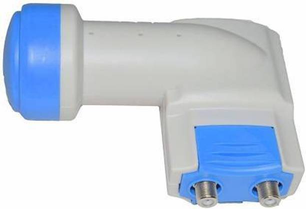 SINKUL 2 Port Universal Ku-Band LNBF Low Noise Full HD Twin LNB Dual Polarity Twin LNBF Antenna Rotator