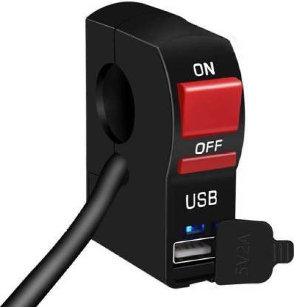 auto trends AT Usb With Switch 2 A Bike Mobile Charger