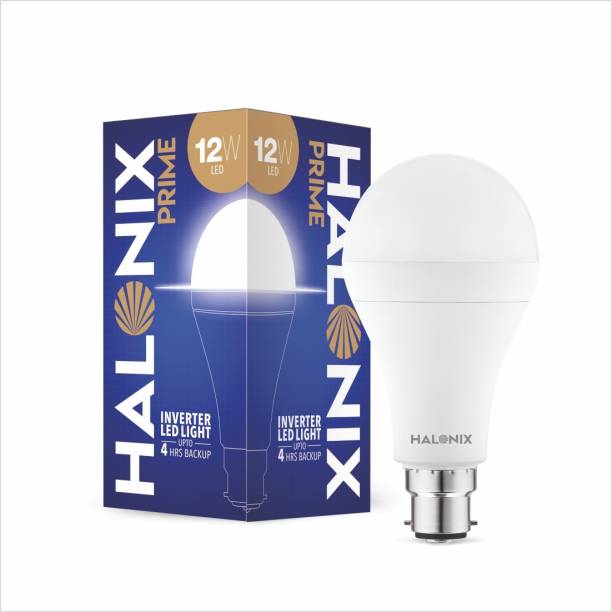 HALONIX LED PRIME INVERTER LIGHT 12W B22 CW PK1 M 12 W Round B22 Inverter Bulb
