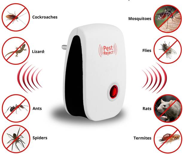 Wrightrack 100% ECO Environmental Electronic ultrasonic anti Rat/mosquito repellent |Electric Insect Killer Machine|Electric Pest Control Machine Electric Insect Killer Pack of 1