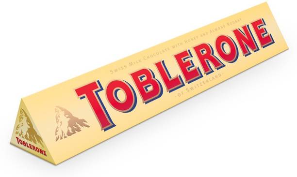 Toblerone Swiss Milk Chocolate With Honey & Almond Nougat Bars