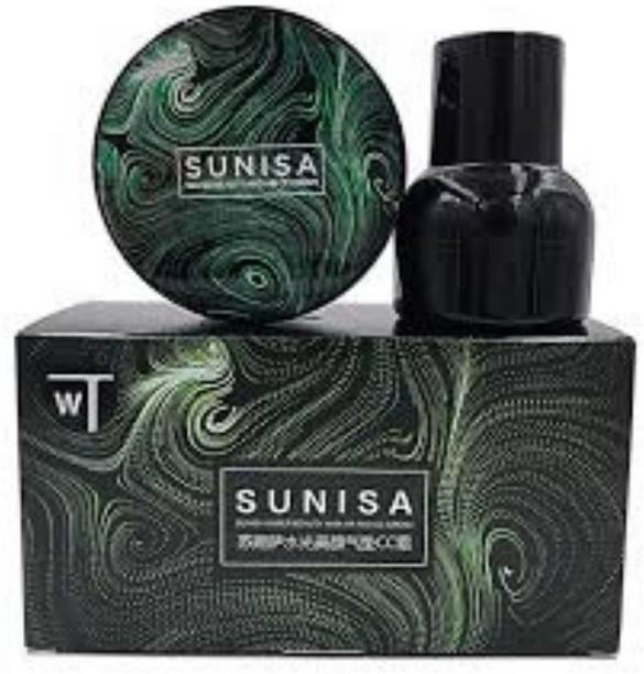 sunisa WATER BEAUY & AIR PAD CC CREAM FOUNDATION,100% ORIGINAL Foundation