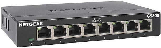 NETGEAR GS308-300PES 8 Ports 1000 Mbps Unmanaged Networ...