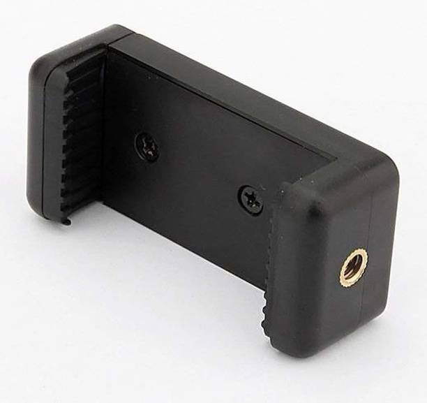 Ancestors Universal Mobile Holder Attachment for Tripod and Monopod for Smart Phone Photography (BLACK) Monopod, Tripod