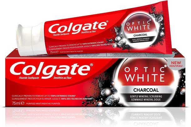 Colgate Optic White Charcoal Imported 75 ml (100g) Toothpaste