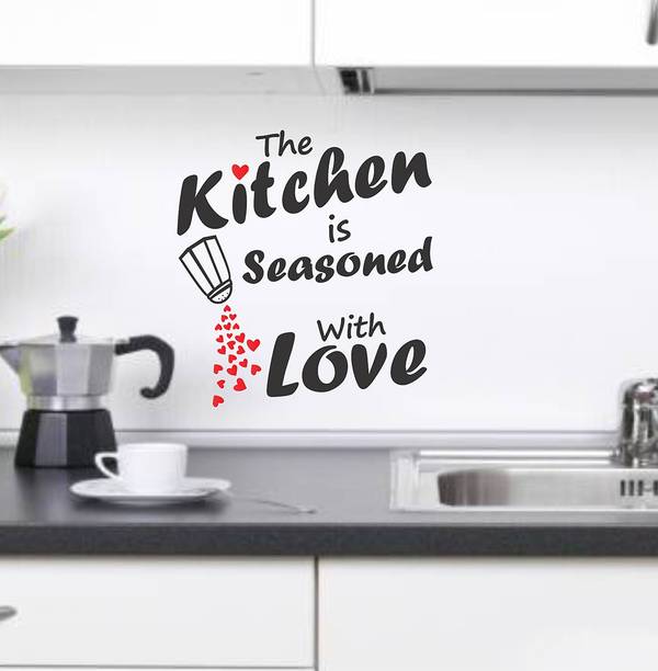 Wollzo 60 cm Kitchen Quotes Removable Sticker