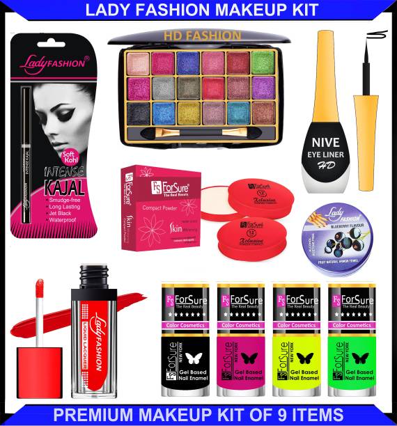HD Fashion Waterproof 10 Pcs All In One Makeup Combo Kit S9007