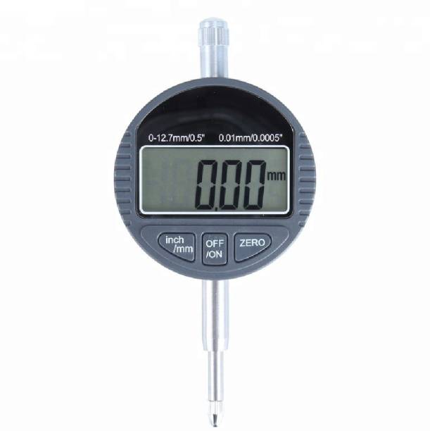 GoodsBazaar 0-12.7mm 0.01mm Digital Dial Indicator DTI Test Gauge Meter Electronic LCD Display Indicator Transfer Stand