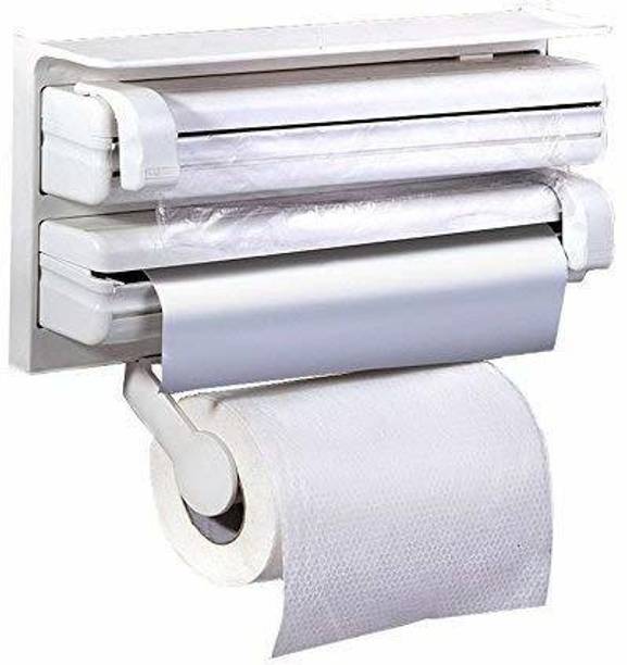UK Enterprise Paper Dispenser,Foil Paper Holder,Tissue Paper Dispenser Triple Paper Dispenser Paper Dispenser