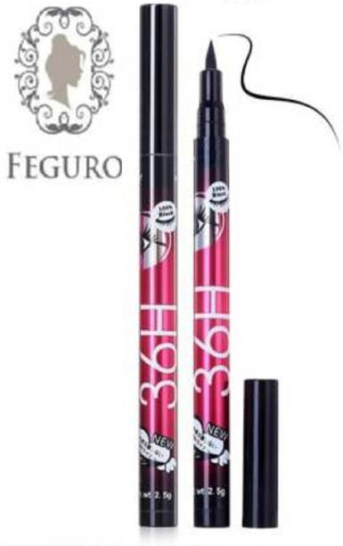 FEGURO 36H waterproof Eyeliner Pack of 2 3 g