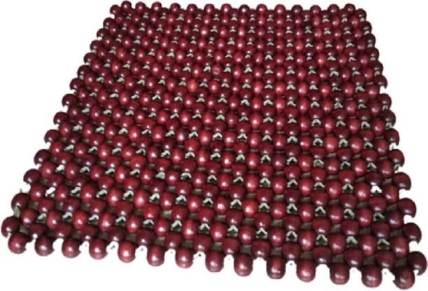 Q1 Beads Wooden Car Seat Cover For Mahindra, Hyundai, Ford, Tata, Maruti, Kia, Jeep, Honda, Volvo, Universal For Car Redi-GO, Harrier, Venue, Hector, Seltos, Grand i10 NIOS, Captur, S-Presso, Compass, Swift Dzire, Wagon R 1.0, Amaze, Alto, i20, Tiago, Ignis, Baleno, Figo