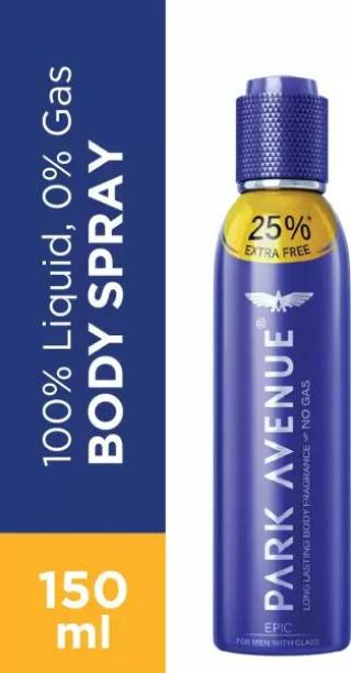 PARK AVENUE Epic Deodorant Men & Women Pack Of 1,150 Ml Body Spray  -  For Men