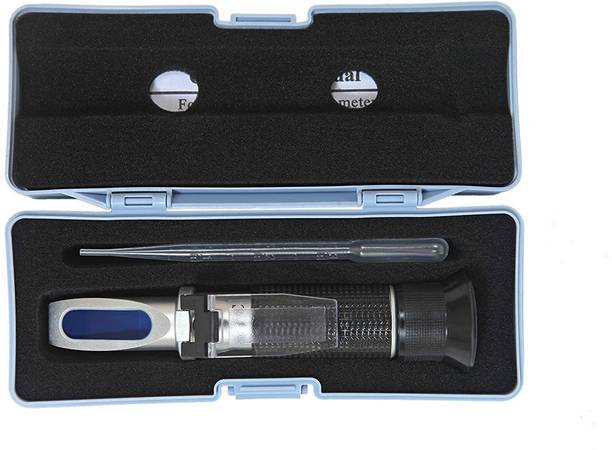 Xceptionalgems Salinity Meter Hand Refractometer Aquarium Water Salt Hydrometer Tester Portable Manual Handheld Refractometer