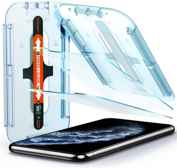 Spigen Tempered Glass Guard for Apple iPhone 11 Pro, Apple iPhone X, Apple iPhone XS