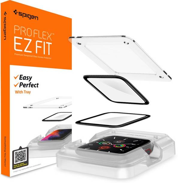 स्पीगेन टेम्पर्ड ग्लास गार्ड Apple Watch Series 6 / 5 / 4 (44mm), Apple Watch SE 2020/2020 (44mm) के लिए