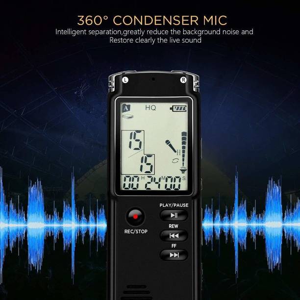 Bzrqx 8GB LCD Display MP3 Player Voice Recorder USB Professional Dictaphone 8 GB Voice Recorder