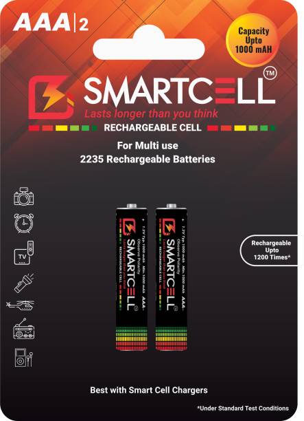 Smartcell AAA Ni-MH Rechargeable 1000mAH  Battery