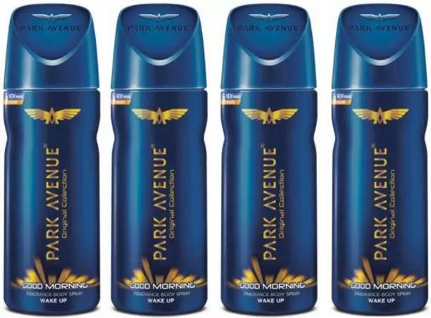 PARK AVENUE Good Morning Wake up Deodorant Men & Women Pack Of 4,