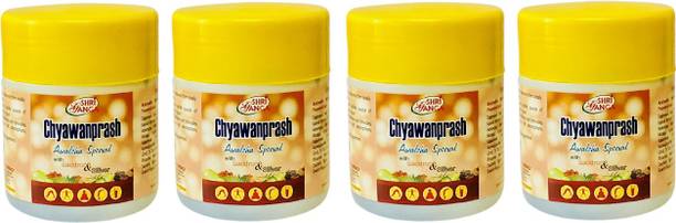 shriganga Chyawanprash Special (with kesar, silver & pearl) (Pack of 4)