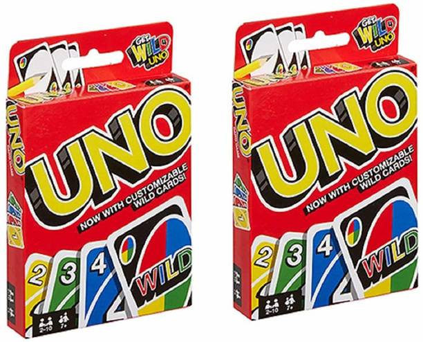MOISH UNO Playing Card Game for Kids (Pack of 2)