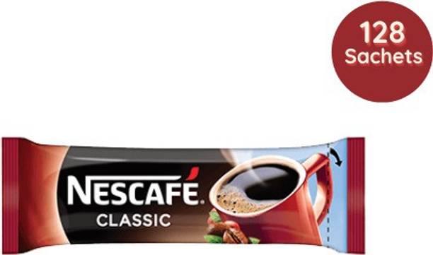 Nescafe Classic Single Serving Coffee - 128 Sachets Ins...