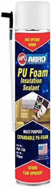 ABRO Multipurpose Expandable PU Foam Insulation Sealant Spray for Window, Tile, Door & AC Gaps (750ml) Adhesive
