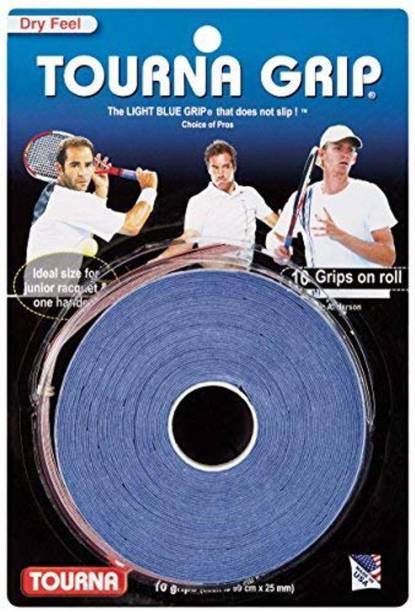 Tourna Original Dry Feel (10 grips on roll), One Size/Blue TG-10-OS Dry Feel