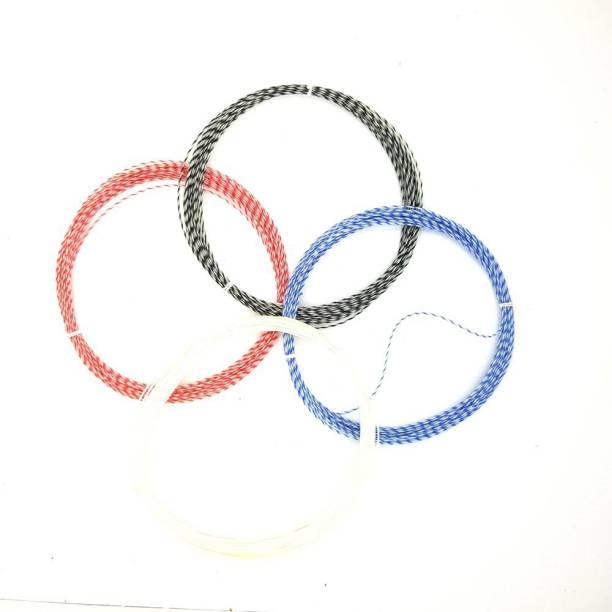 livo Badminton string 10m Dual multi color 3 pair 0.6 Badminton String - 10 m
