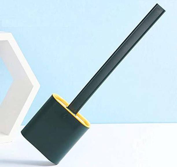 HARIJI Silicone Toilet Brush with Bathroom Toilet Clean...