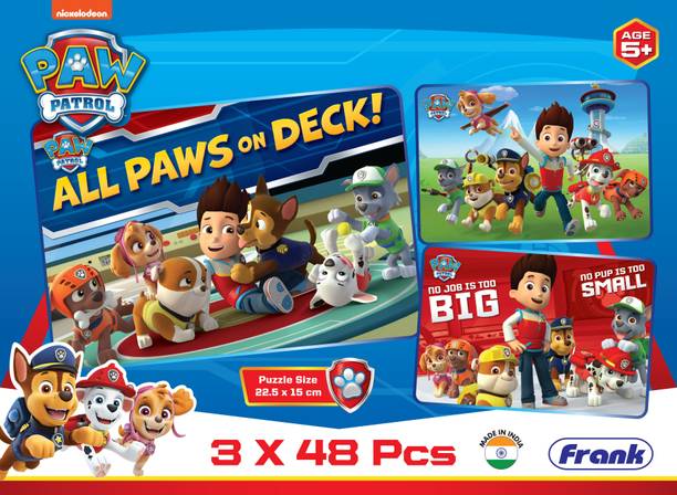 Frank Paw Patrol - 3 x 48 Puzzle
