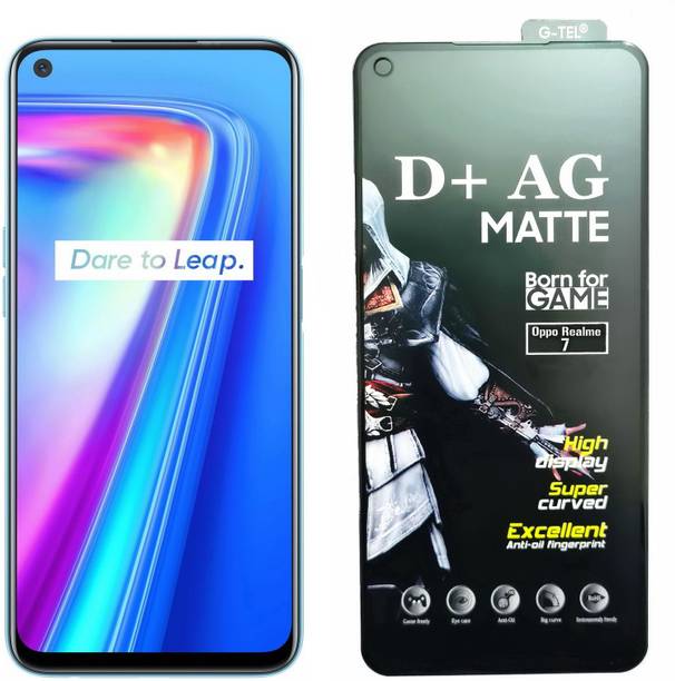 MobileZon Edge To Edge Tempered Glass for Realme 7
