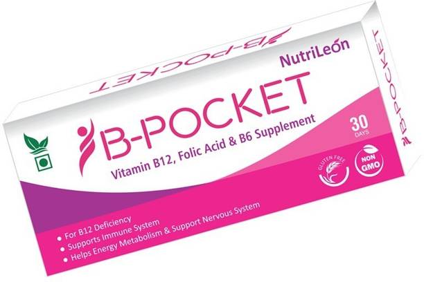 NutriLeon B-Pocket Vitamin B12 Folic Acid B6